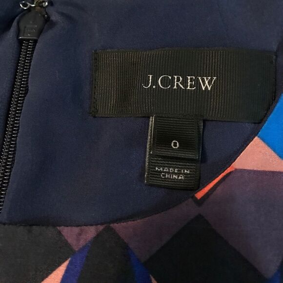 J. Crew Silk Dress Size 0 - Picture 7 of 8